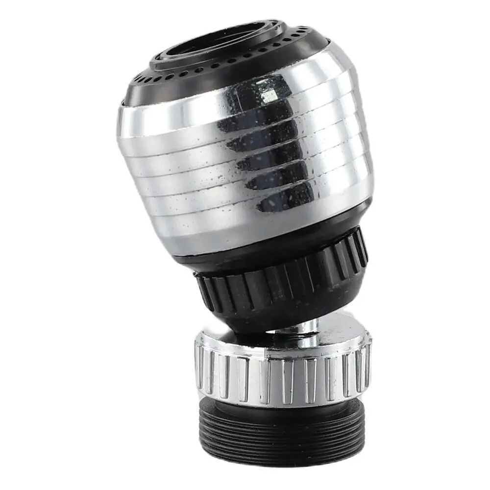 Насадка на кран, поворотний аератор для кухні ванної Semi Rotary Aerator, Хром два режими - фото 6