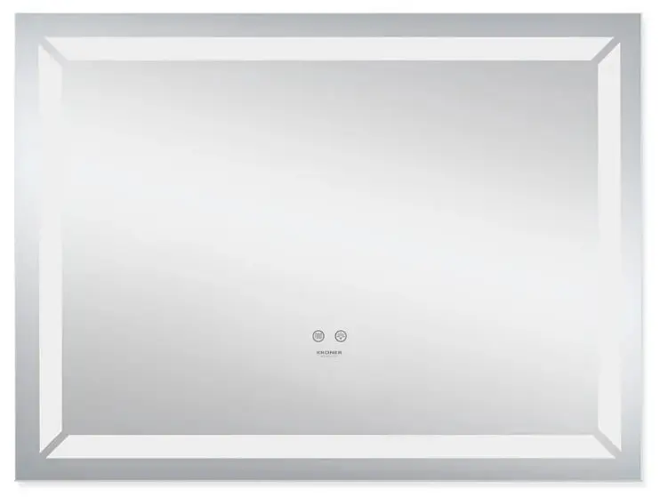 Дзеркало Kroner KRM Spiegel HR1 - 8060 з LED-підсвічуванням та антизапітнінням (CV030030) - фото 2