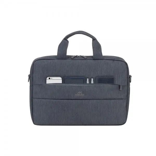 Сумка для ноутбука 14 RIVACASE 7522 Dark Grey - фото 2