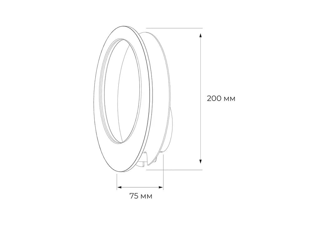 Настенный светильник MJ-Light ECLIPSE 5W 3000K WH 13004 - фото 5