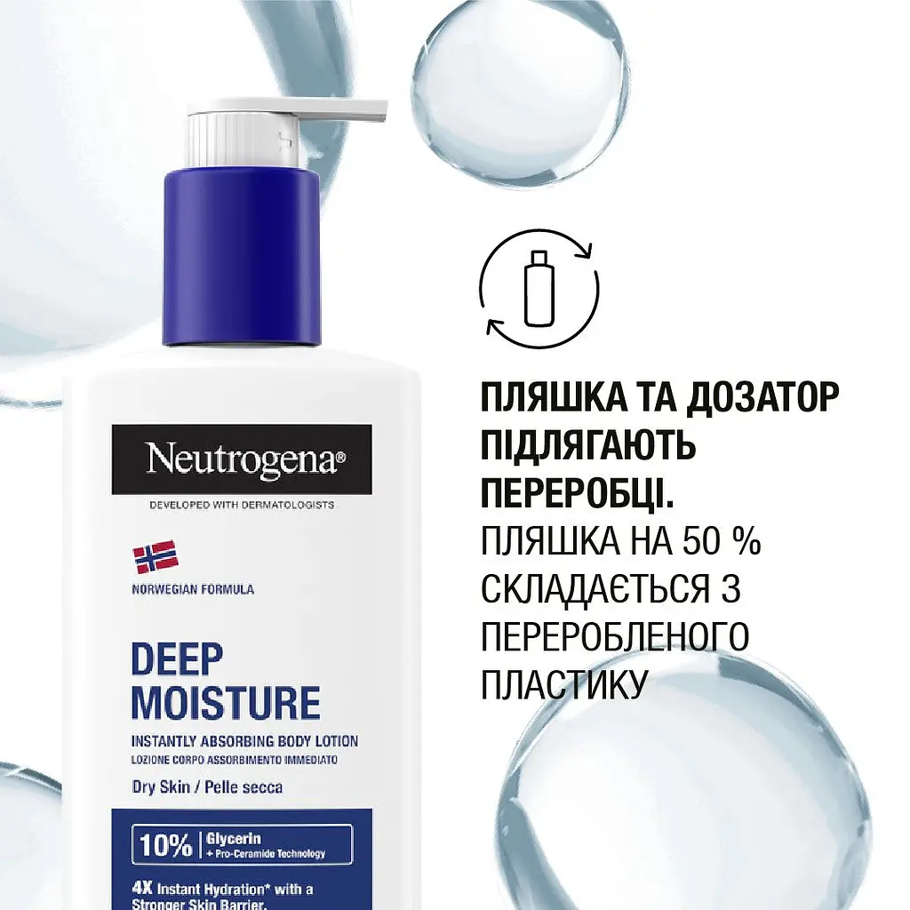 Лосьйон для тіла Neutrogena Норвезька формула Глибоке зволоження для сухої шкіри 250 мл - фото 7