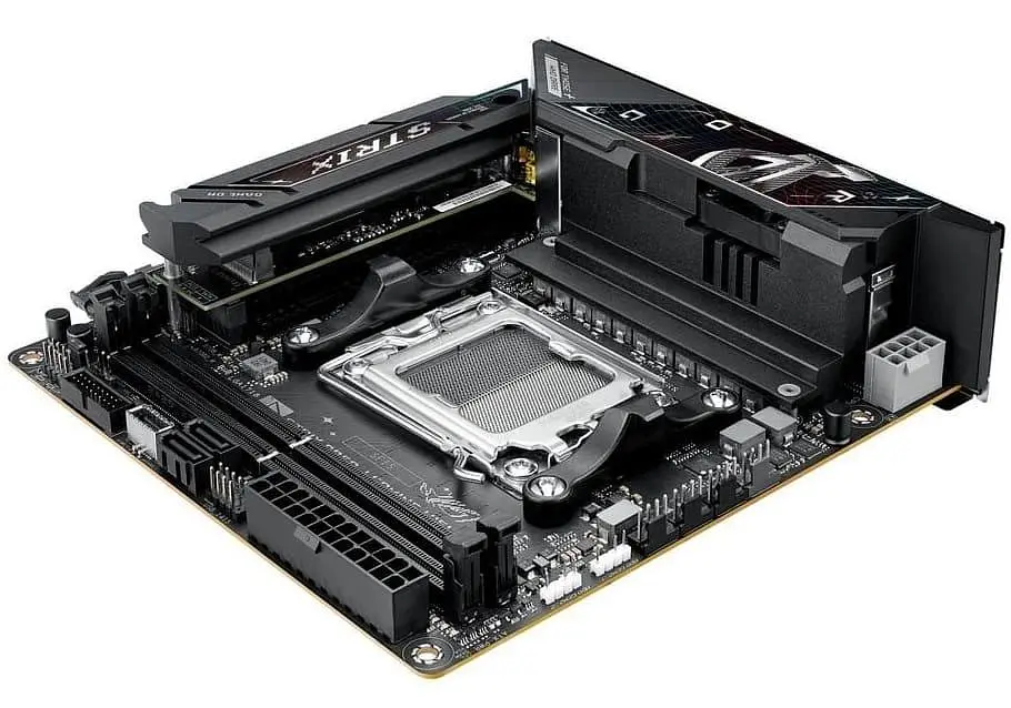 Материнська плата ASUS ROG STRIX B850-I GAMING WIFI (ROG STRIX B850-I GAMING WIFI) (Socket AM5, AMD B850, Mini-ITX) - фото 7