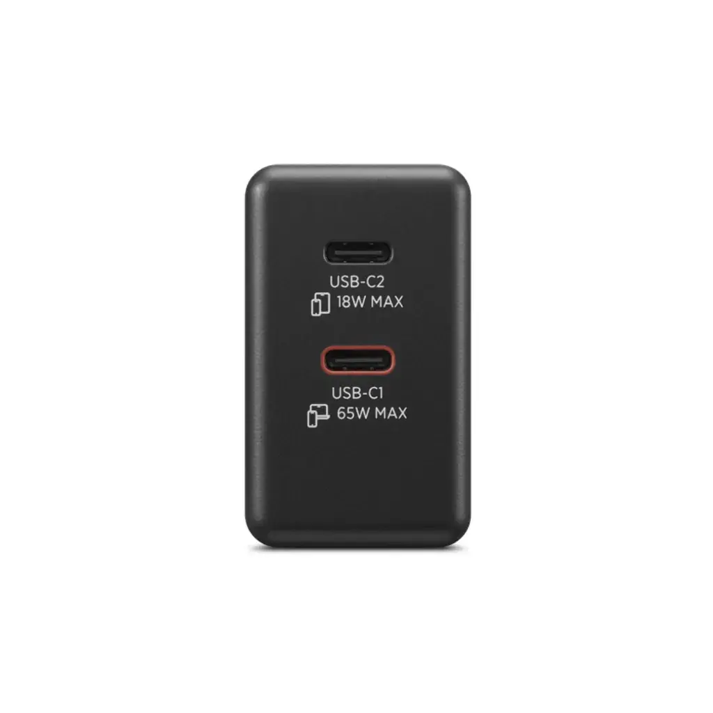 Блок живлення до ноутбуку Lenovo Dual USB-C 65W GaN Charger (40AW065BEU) - фото 7