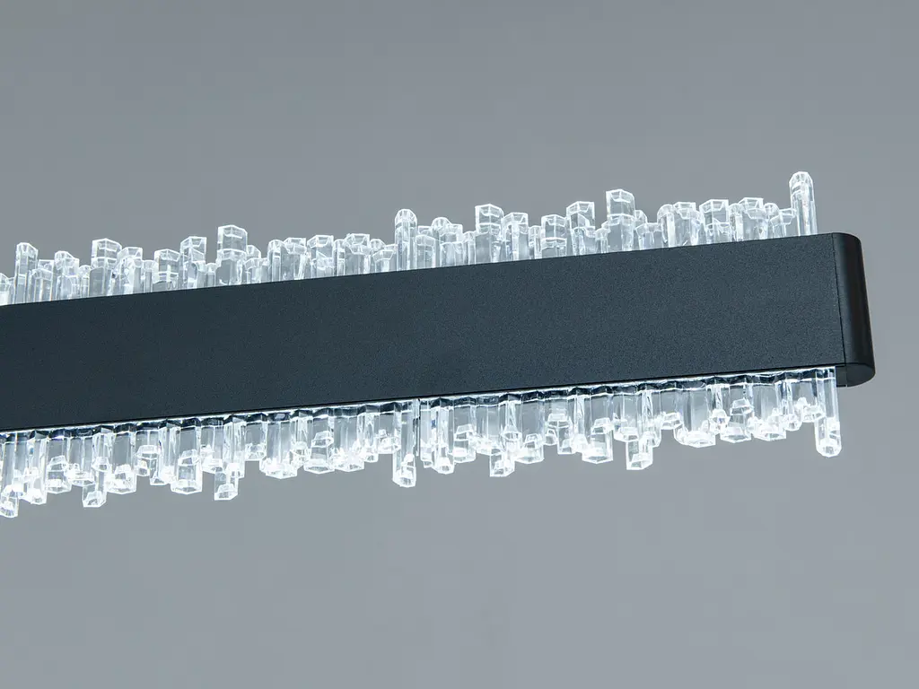 Подвесной светильник Diasha XH1002/1200BK, Черный, акриловый плафон, длина 128 см, 62W, LED - фото 5