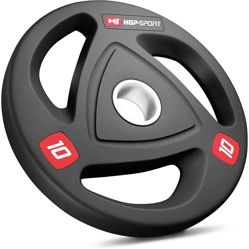 Набор олимпийский Hop-Sport PRO 90кг с W-образным грифом - фото 6