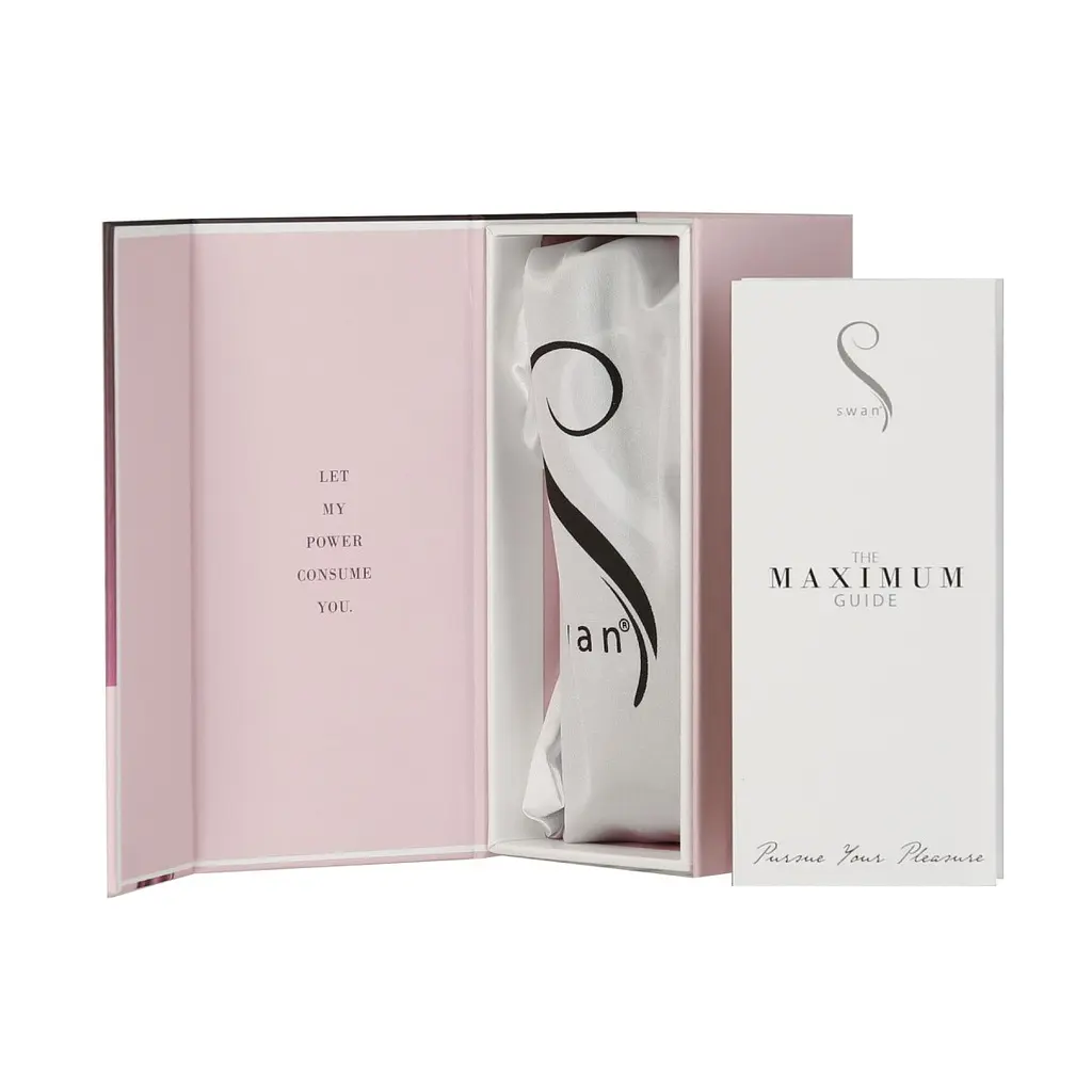 Вибропуля Swan Maximum + Comfy Cuff Pink, 9, 1х2 см (розовый) - фото 9
