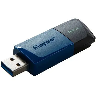 USB флеш накопичувач Kingston 2x64GB DataTraveler Exodia M Black/Blue USB 3.2 (DTXM/64GB-2P) - фото 5