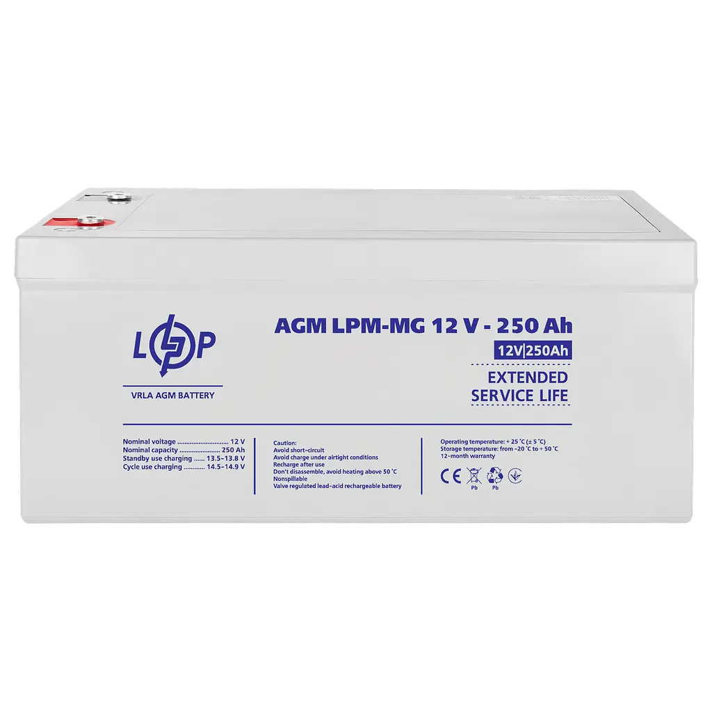 Аккумулятор мультигелевый LPM-MG 12V - 250 Ah - фото 4