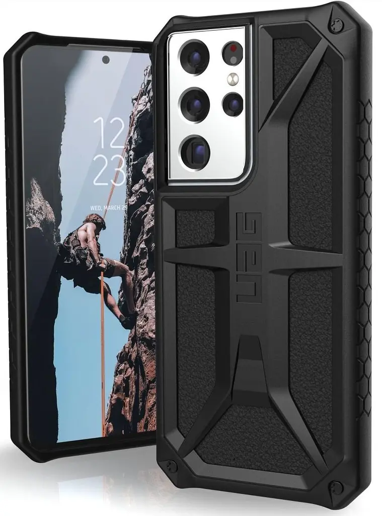 Чохол протиударний UAG Monarch Original (212831114040) Samsung Galaxy S21 Ultra (6.8") Black - фото 5