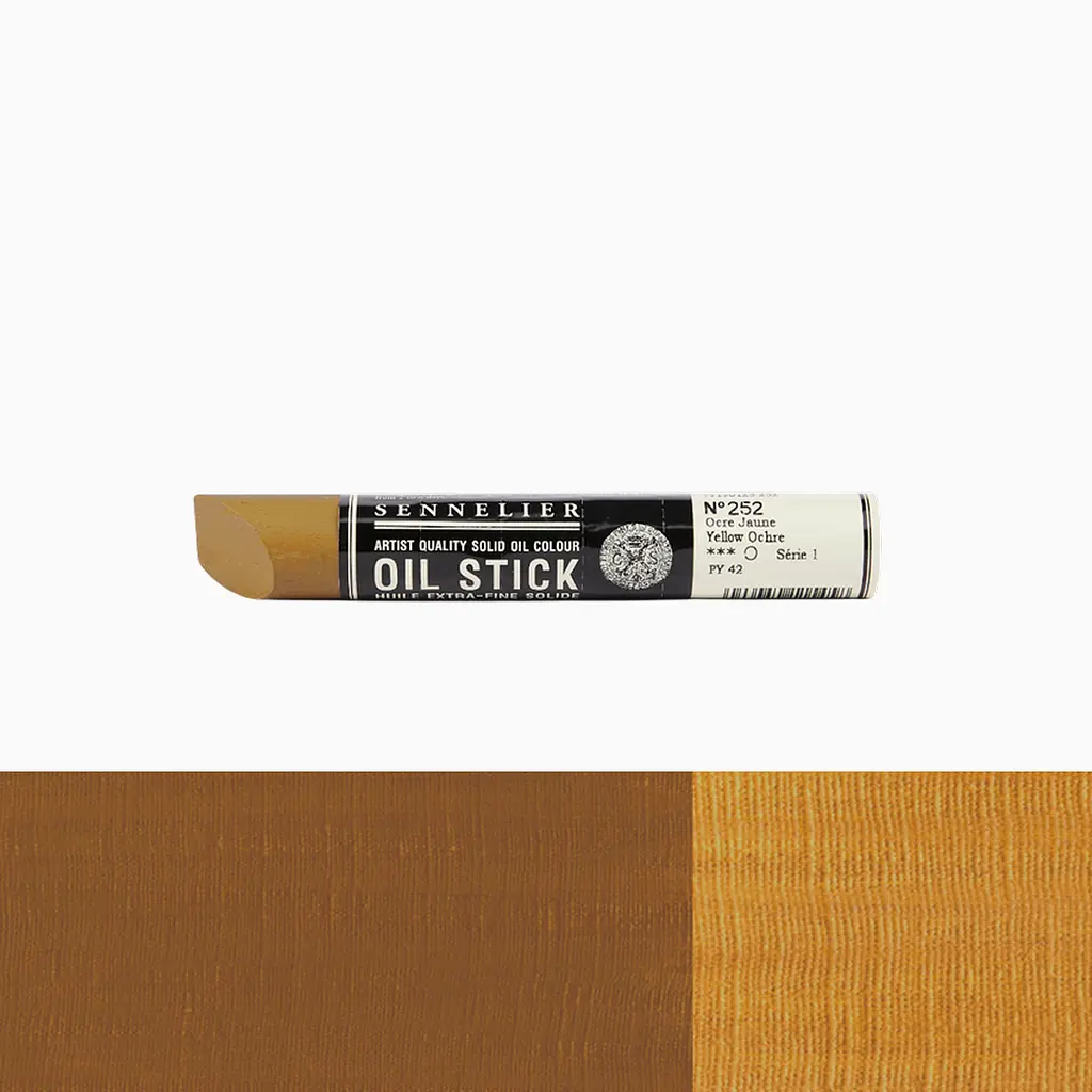 Фарба олійна у формі пастелі Sennelier Oil Stick, 38 мл, S1, Жовта охра (Yellow ochre) - фото 2
