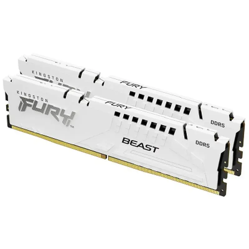 Модуль пам'яті для комп'ютера DDR5 32GB (2x16GB) 6000 MHz Beast White Kingston Fury (ex.HyperX) (KF560C36BWE2K2-32) - фото 3