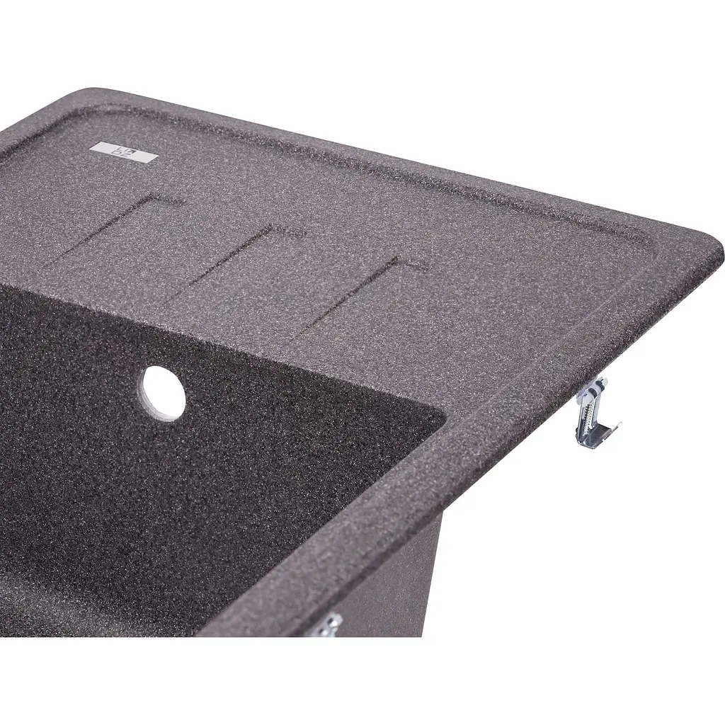 Кухонна мийка Lidz 620x435/200 GRF-13 графіт (LIDZGRF13620435200) - фото 3