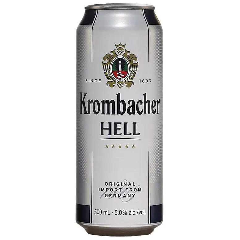 Набiр: пиво Krombacher Pils 0.5 л + Krombacher Weizen 0.5 л + Krombacher Hell 0.5 л + Krombacher Pils б/а 0.5 л + термосумка - фото 7