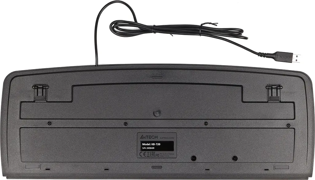 Клавіатура A4Tech KB-720 USB black - фото 5