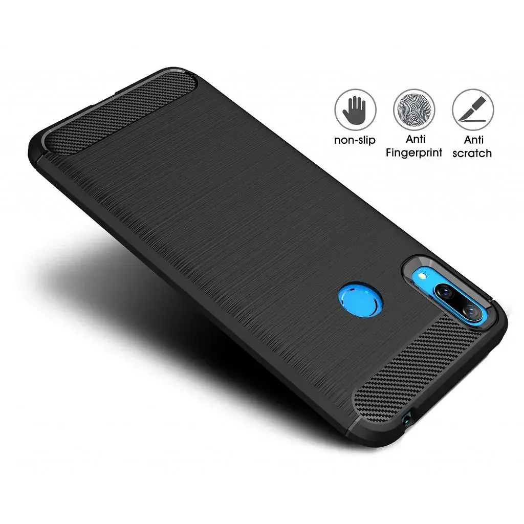 Чохол до мобільного телефона Laudtec для Huawei Y7 2019 Carbon Fiber (Black) (LT-HY72019B) - фото 3