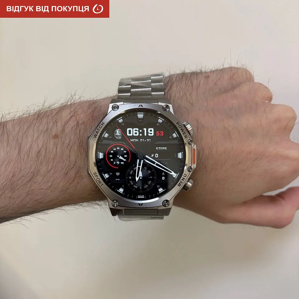 Часы Smart Surf X Pro Silver Grey, 2 ремешка - фото 17