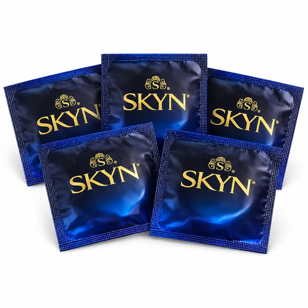 Презервативи Skyn Extra Lube безлатексні 5 шт — поліізопренові презервативи з додатковою змазкою поштучно