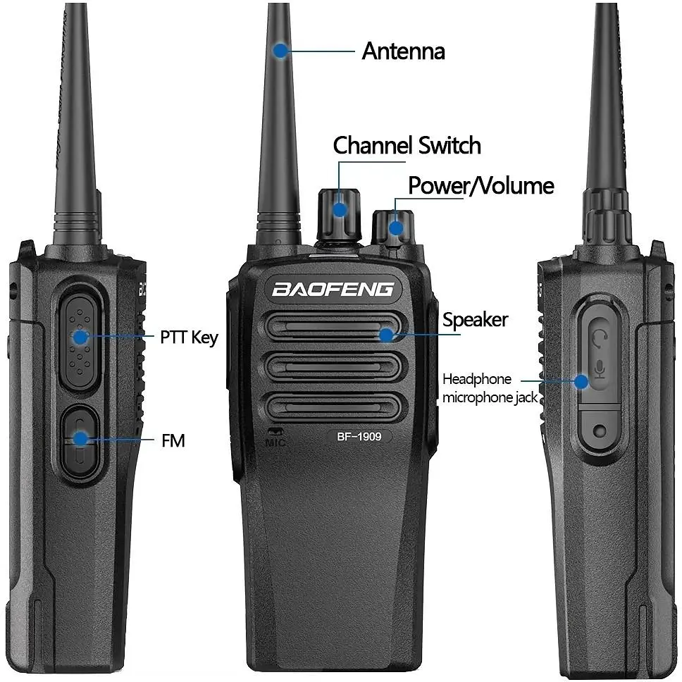 Рация Baofeng BF-1909 [76645] - фото 3