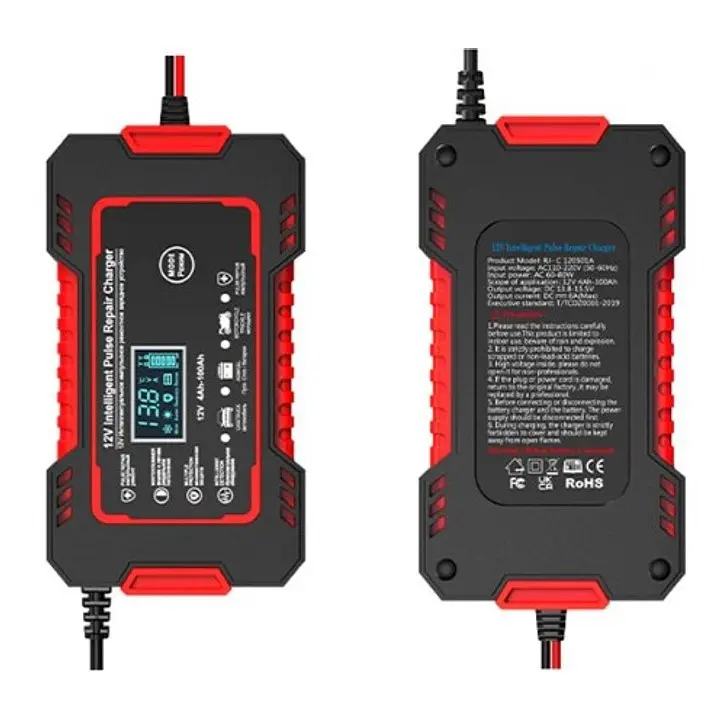 Інтелектуальний зарядний пристрій EAFC 12V 6A для авто і мото акумуляторів - фото 2