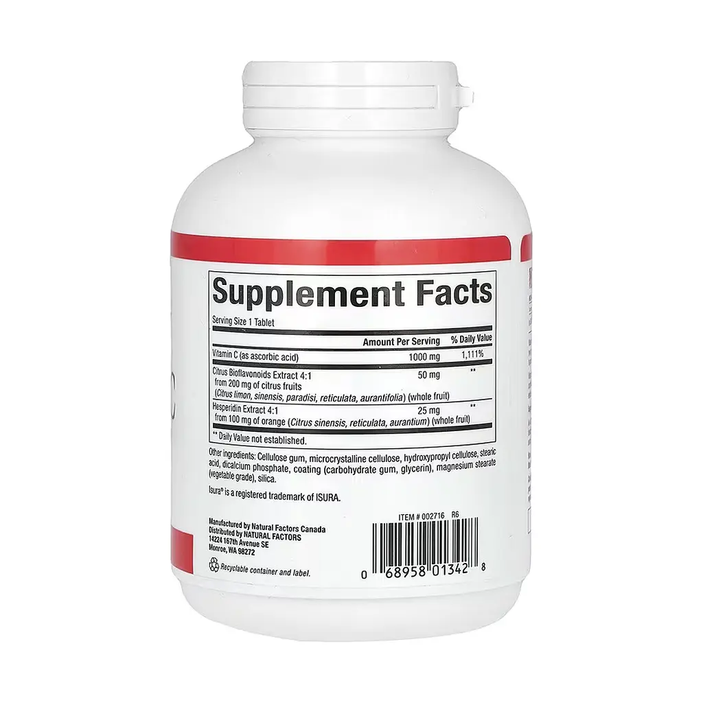 Vitamin C 1000mg - 180 tabs - фото 2