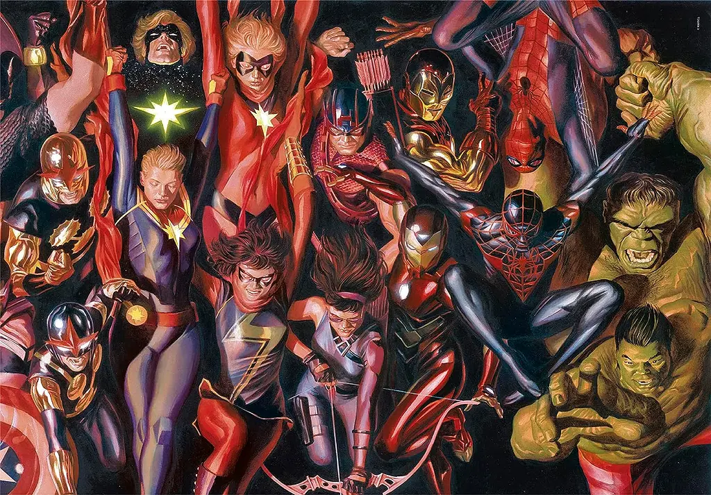 Пазл Marvel The Avengers Супергерої Марвел Месники - 1000 шт. Clementoni 39675 - фото 2