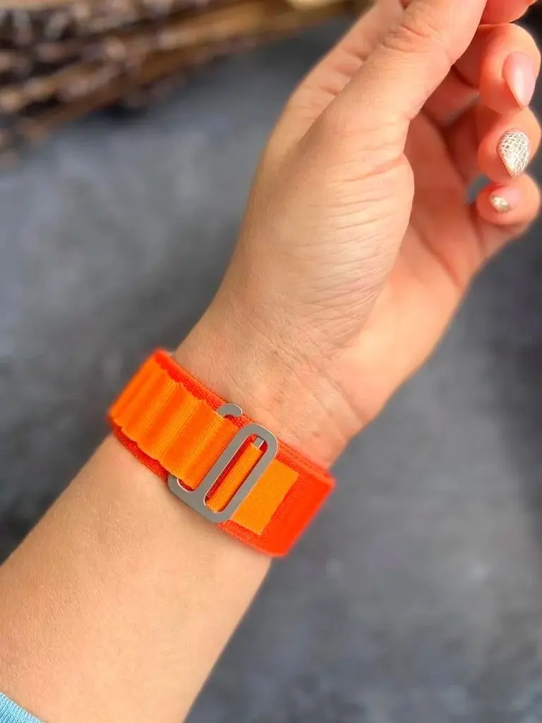 Універсальний ремінець для смарт-годинників Alpine Loop Band 20mm Orange [84258] - фото 5
