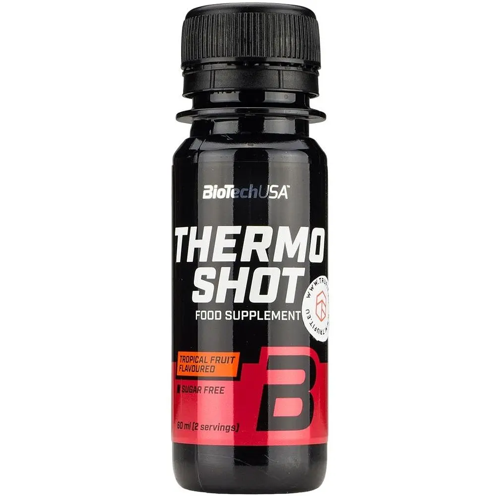 Жироспалювач BiotechUSA Thermo Shot Tropical Fruit 60 мл 20 шт. - фото 2