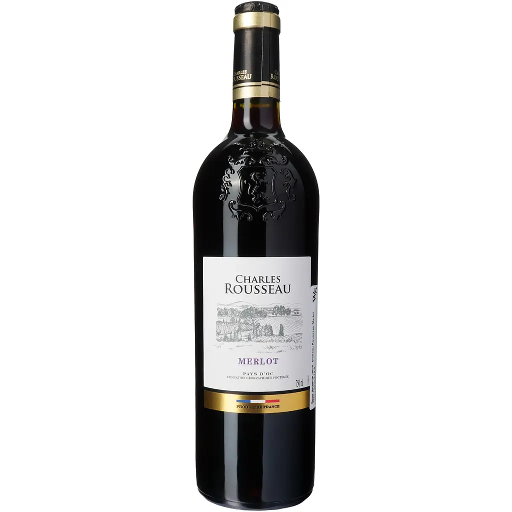 Вино Chateau Rousseau Merlot червоне сухе 14% 0.75 л