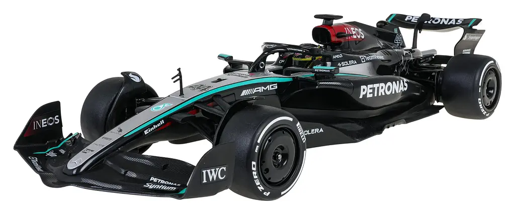 Машинка Mercedes-AMG F1 W15 E Performance Black черный RASTAR модель 1:12 Автомобиль на дистанционном управлении + пульт - фото 5