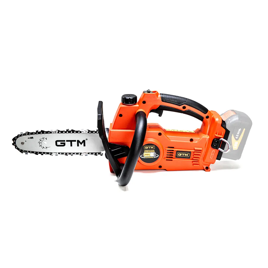 Пила ланцюгова акумуляторна GTM CS18/250BL (25 см, 10 м/с, BL, 18V, без акумуляторів та зарядного пристрою) - фото 4