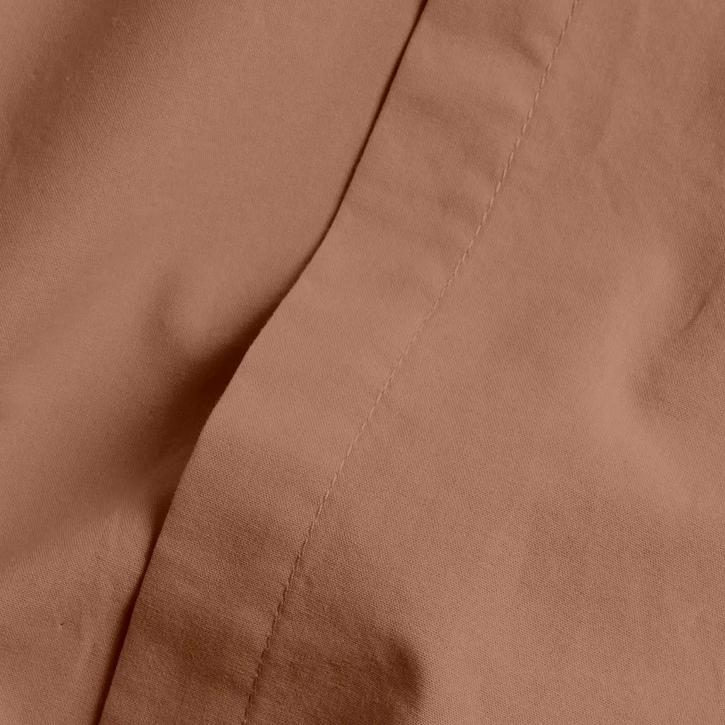 Простирадло на резинці з вареної бавовни Cosas Caramel 160х200х25 см (13WashedCottonCaramel_160x200x25) - фото 4