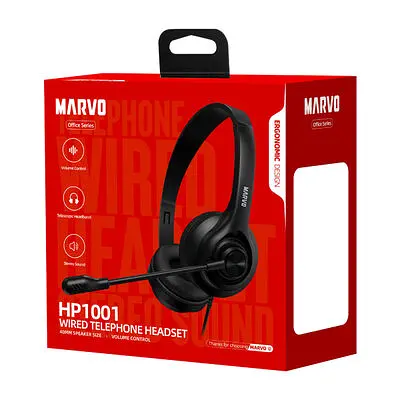 Навушники Marvo стерео з мікрофоном HP1001 - фото 2