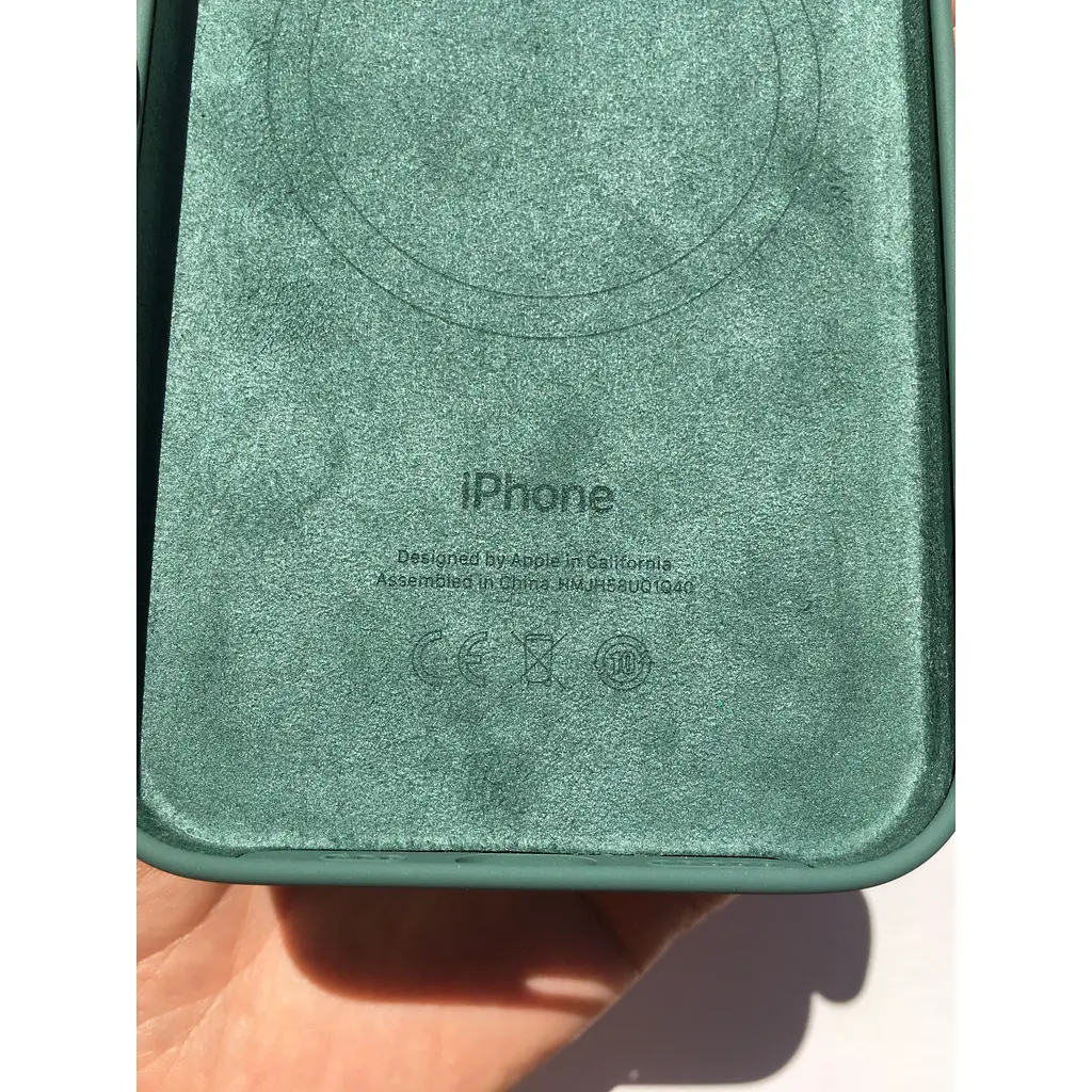 Силіконовий чохол Apple Silicone Case MagSafe для iPhone 13 Eucalyptus MN633ZE/A - фото 4