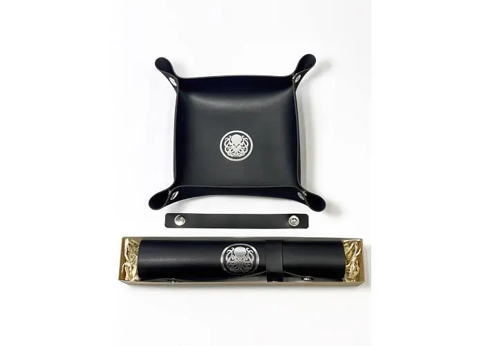 Настільна гра Планета Ігор Лоток для кубиків Ктулху (чорний) (Dice tray Cthulhu black) (pi-dt001) - фото 3