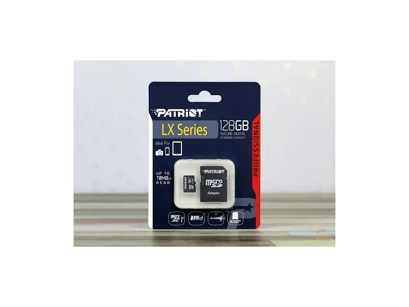 Карта пам'яті Patriot microSDXC UHS-I + SD adapter 128 GB (PSF128GMCSDXC10) - фото 2