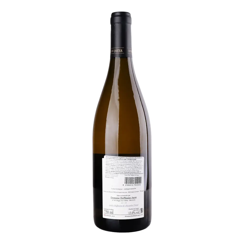 Вино Domaine Hoffmann-Jayer Haute Cote De Nuits Blanc біле сухе 0.75 л - фото 2