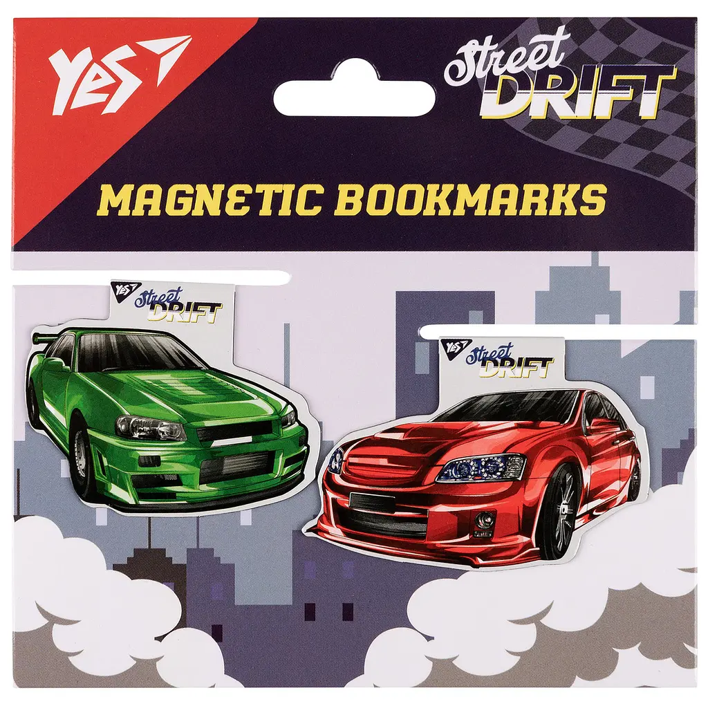 Закладка магніт. Yes 708119 Cool Street drift 2шт