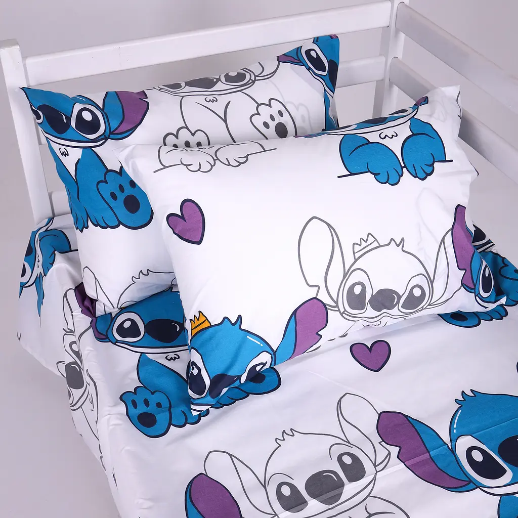 Підковдра бязь MirSon Kids Time Stitch Vibes Violet 110х140 см (2200012554074) - фото 2