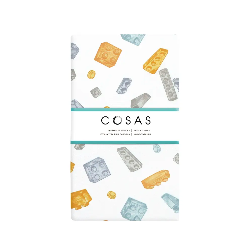Простирадло на резинці Cosas Constructor 180х200х20 см (Constructor_180x200x20) - фото 4
