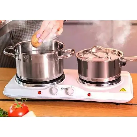 Настільна двоконфоркова плита електрична FIRST FA-5083-4 переносна  - фото 5