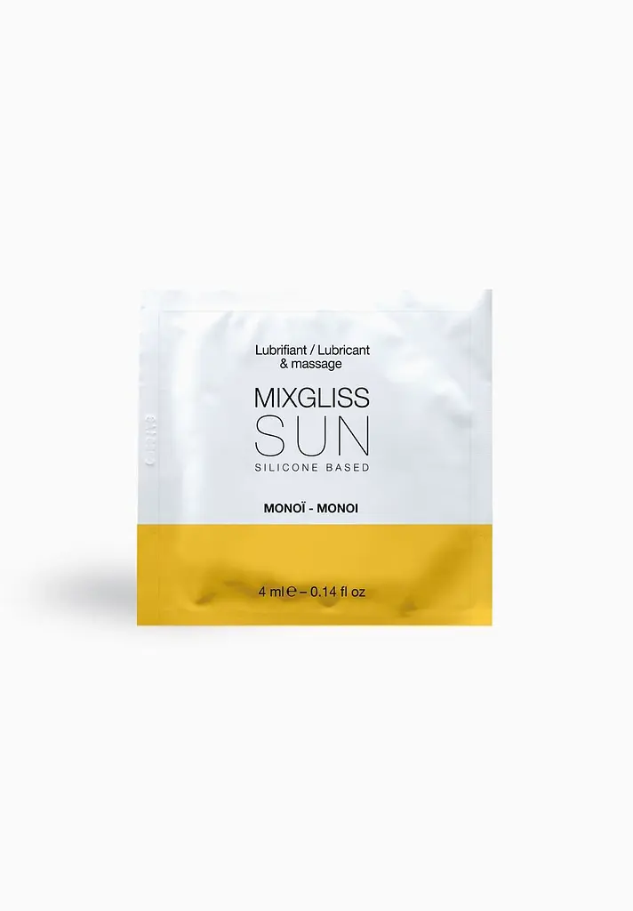 Пробник MixGliss Sun Monoi - лубриканту на силіконовій основі, 4 мл - фото 2