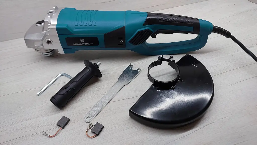 Угловая шлифмашина Schwartzmann AG2350SP с поворотной задней рукояткой и 3-х позиционной дополнительной ручкой - фото 6