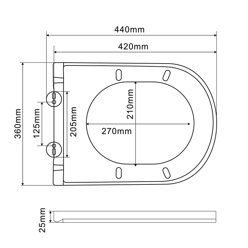 Комплект: Унітаз Mixxus Premium Ellipse-SET-2102 система змиву Tornado 3.0+ Інсталяція Koer KT-0404 + панель KT-0604-01 chrome MP6690, Білий - фото 9
