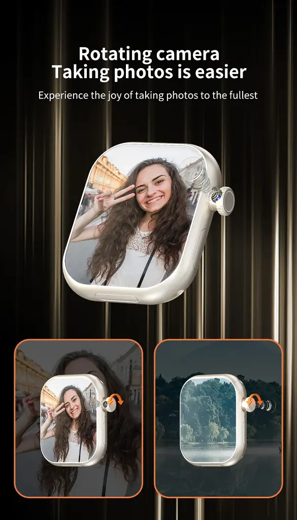 Розумний Смарт-годинник Wonlex MT107 3GB+32GB Original Наручний годинник-смартфон для соцмереж та месенджерів (19535) - фото 9