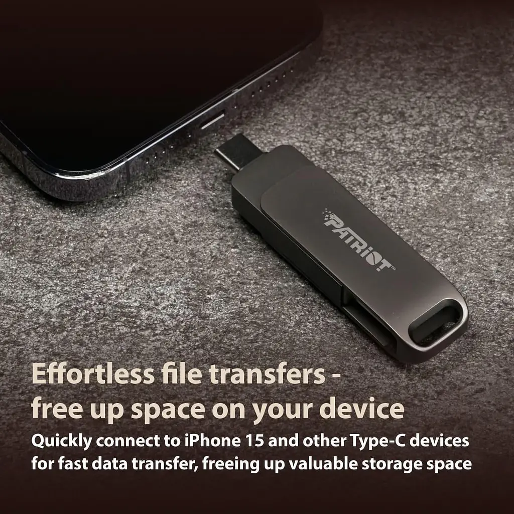 Флеш-накопичувач Patriot USB 3.2 Gen 1 Rage R550 64GB Type-A+C - фото 5