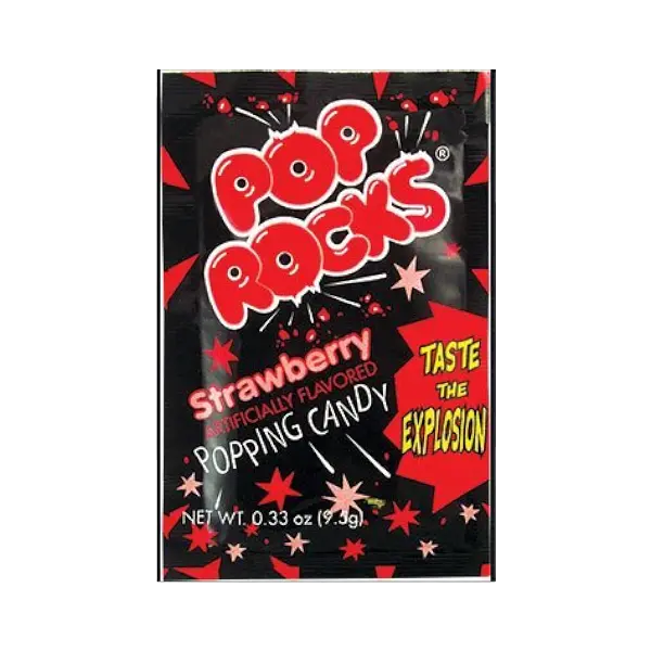 Вибухова карамель Pop Rocks Strawberry 9.5g