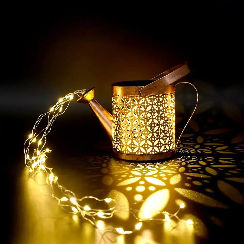 Садовий світильник на сонячній батареї "Лійка" 80см, Fairy lamp / Декоративний LED ліхтар для саду - фото 5