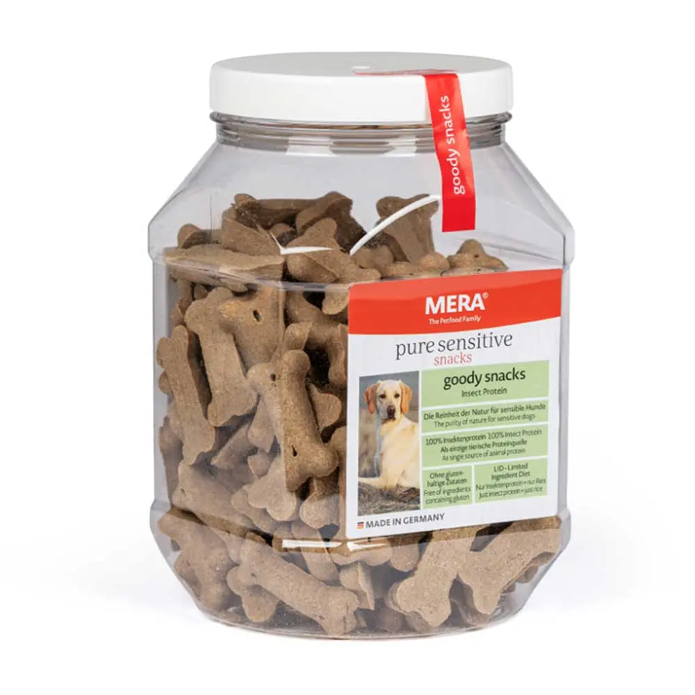 Лакомства для чуствительных собак Mera Pure Sensitive Good Snacks Insect Protein с белком насекомых 600 г - фото 3