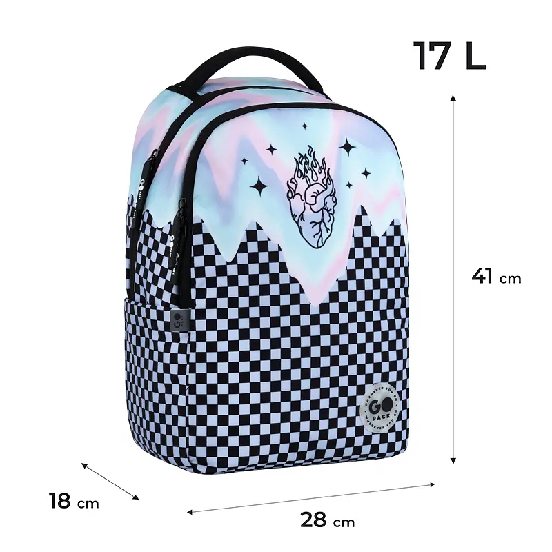 Рюкзак GoPack Teens 135M-3 Різнобарвний (GO26-135M-3) - фото 2
