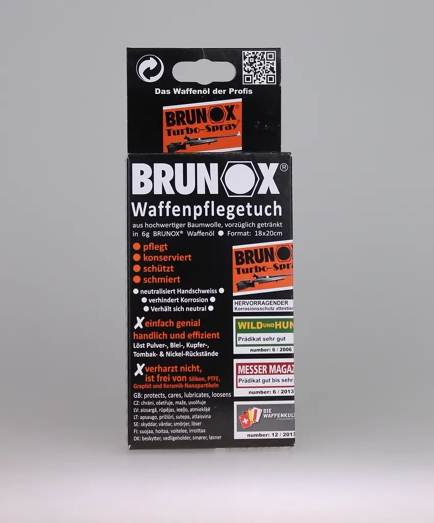 Серветки для догляду за зброєю 5шт в коробці Brunox Gun Care (BRGD0006X5BOX) - фото 6